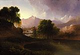 Landscape with Stream and Mountains by Thomas Doughty